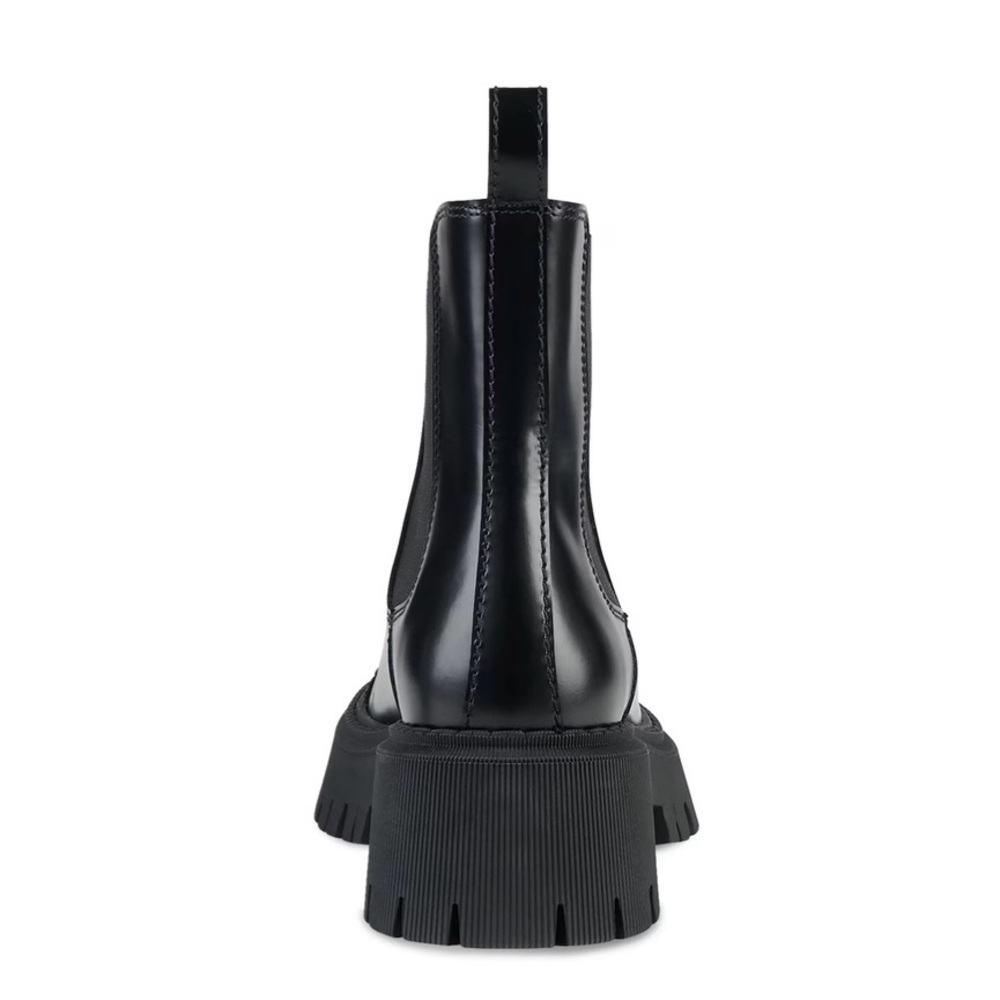 Balenciaga Tractor 20MM Black Leather Ankle Boots Size 35 (US 5) NWOB - Picture 7 of 16